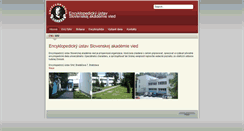 Desktop Screenshot of encyclopaedia.sk
